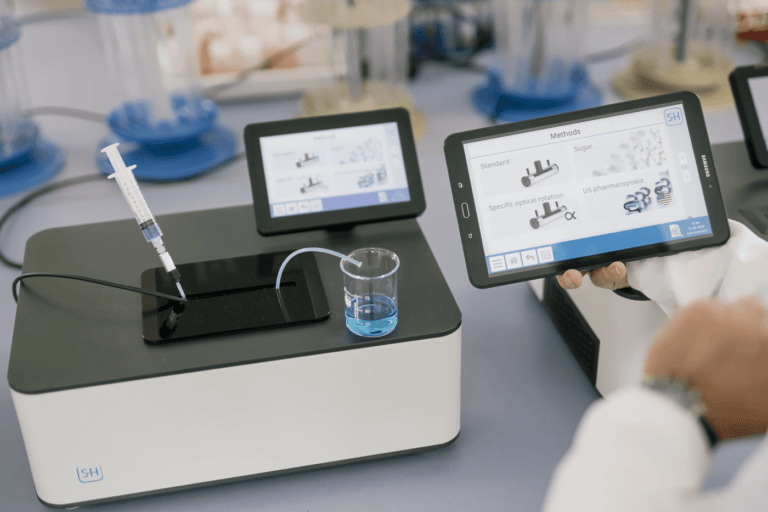 configuration of VariPol in laboratory