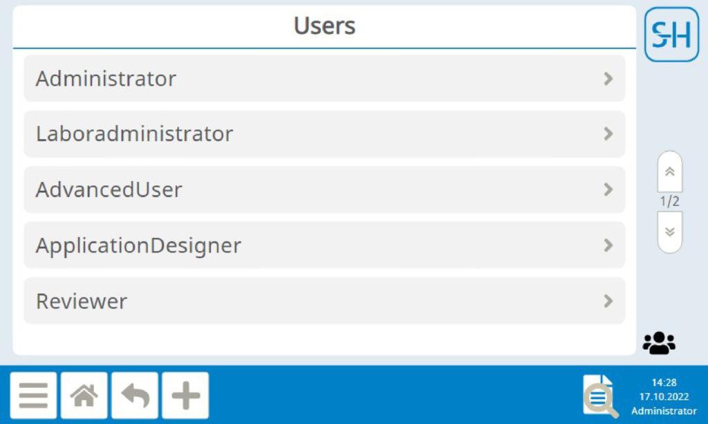 Users Aquisys 3 software for the VariFamily from SCHMIDT + HAENSCH